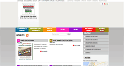 Desktop Screenshot of nive-adour.com